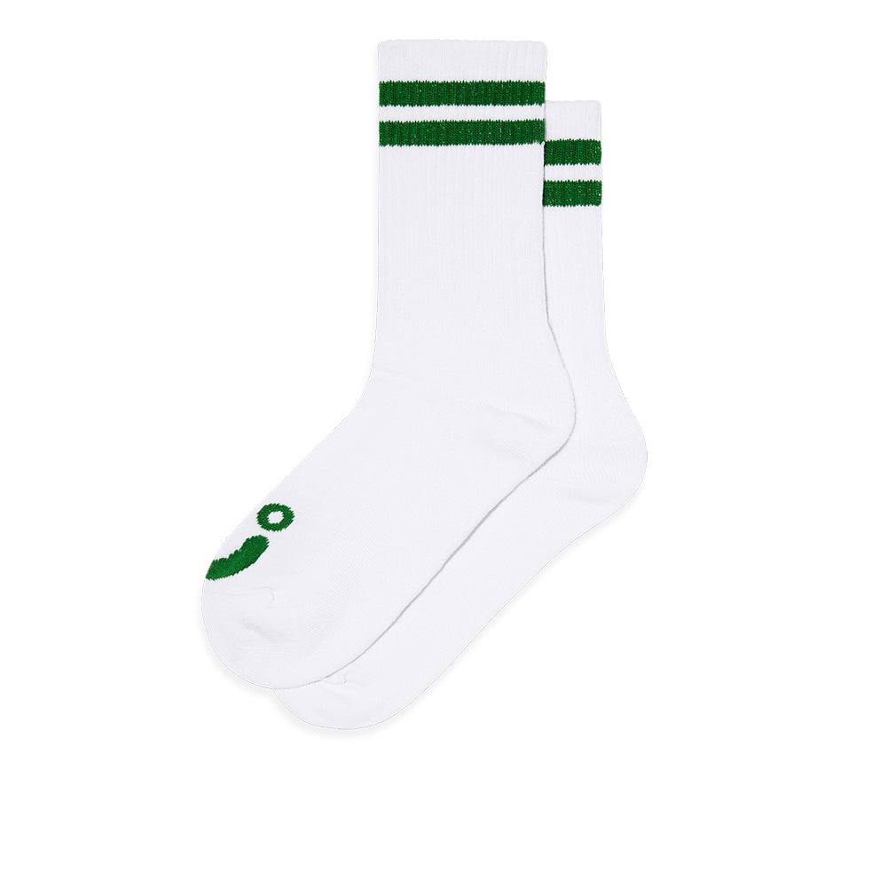 Happy Sad Socks - White/Green