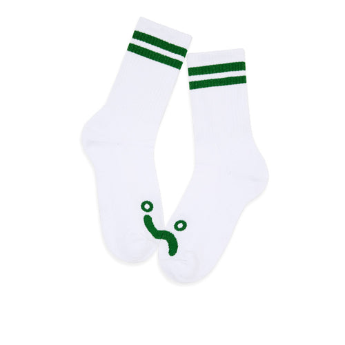 Happy Sad Socks - White/Green