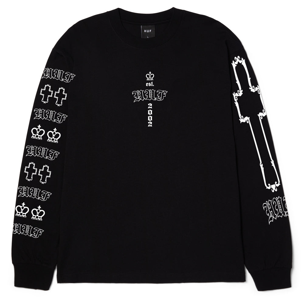 Hard Luxe Long Sleeve T-Shirt - Black
