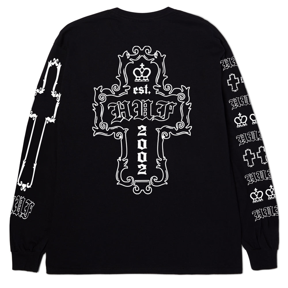 Hard Luxe Long Sleeve T-Shirt - Black
