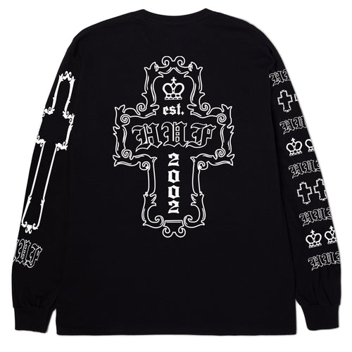 Hard Luxe Long Sleeve T-Shirt - Black