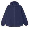 Herringbone Hooded Jacket - Navy