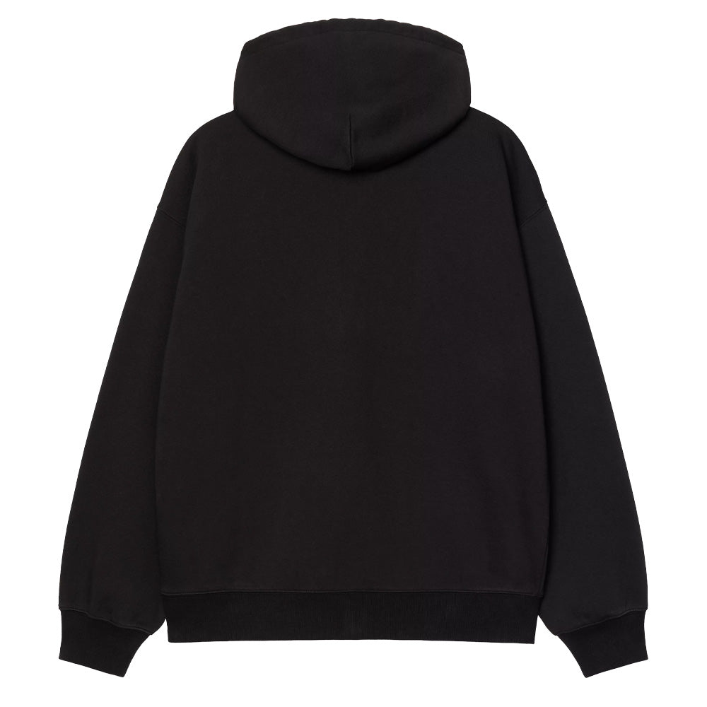 Hooded WIP Sweat Jacket - Black
