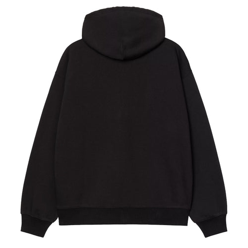Hooded WIP Sweat Jacket - Black