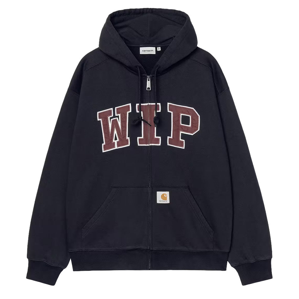 Hooded WIP Sweat Jacket - Dark Navy