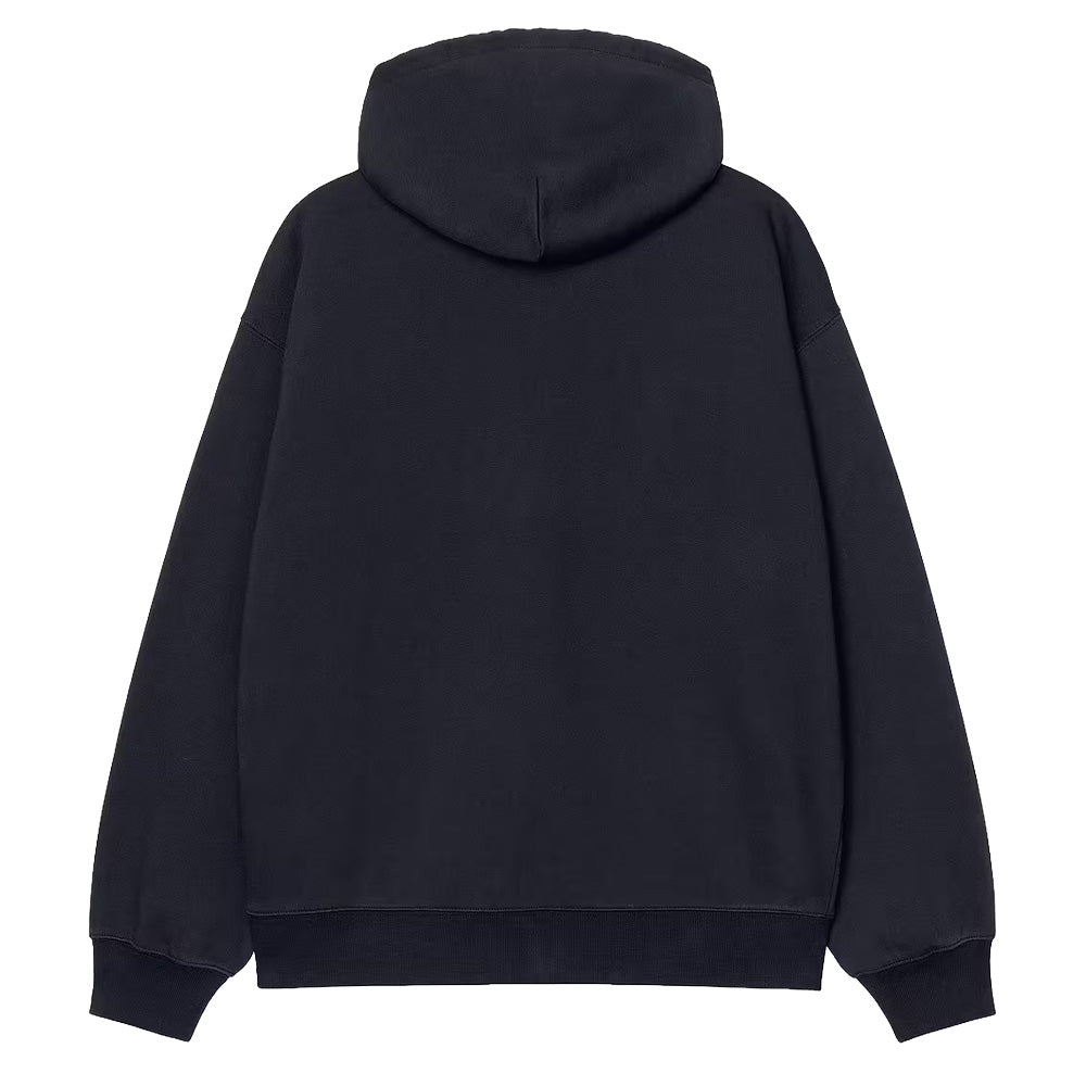 Hooded WIP Sweat Jacket - Dark Navy