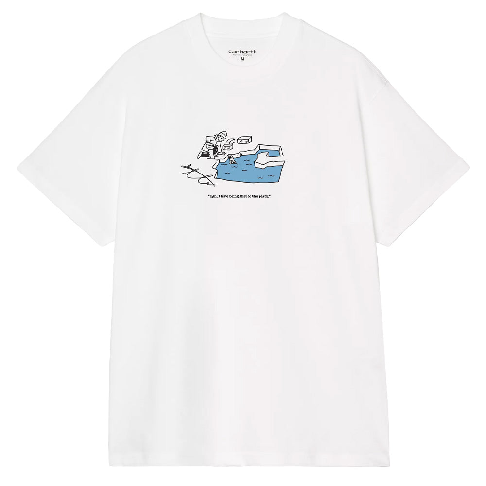 Ice Fishing T-Shirt - White