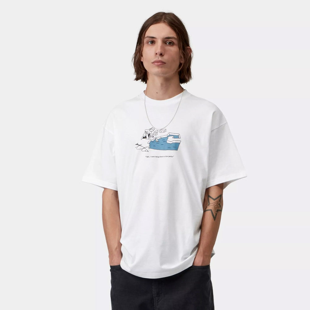 Ice Fishing T-Shirt - White