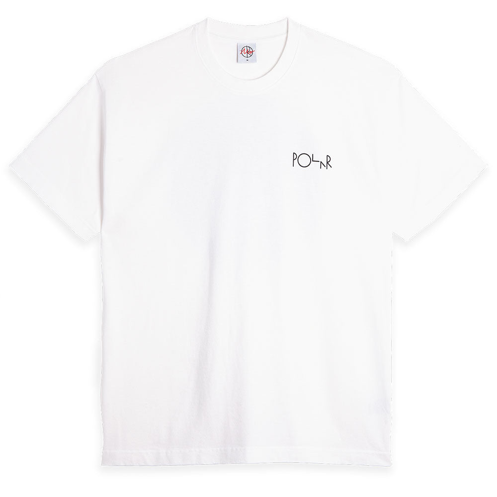 Klez Crossing Fill Logo T-Shirt - White