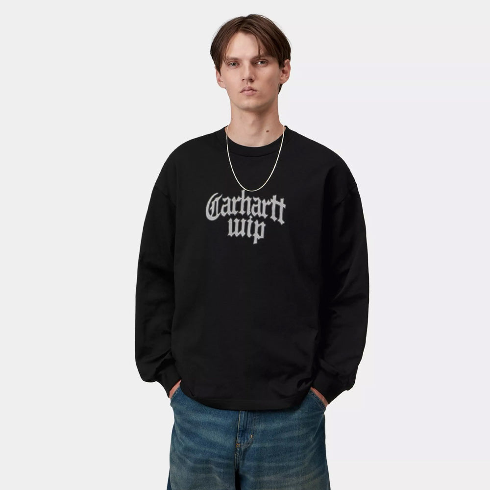 L/S Blackletter T-Shirt - Black