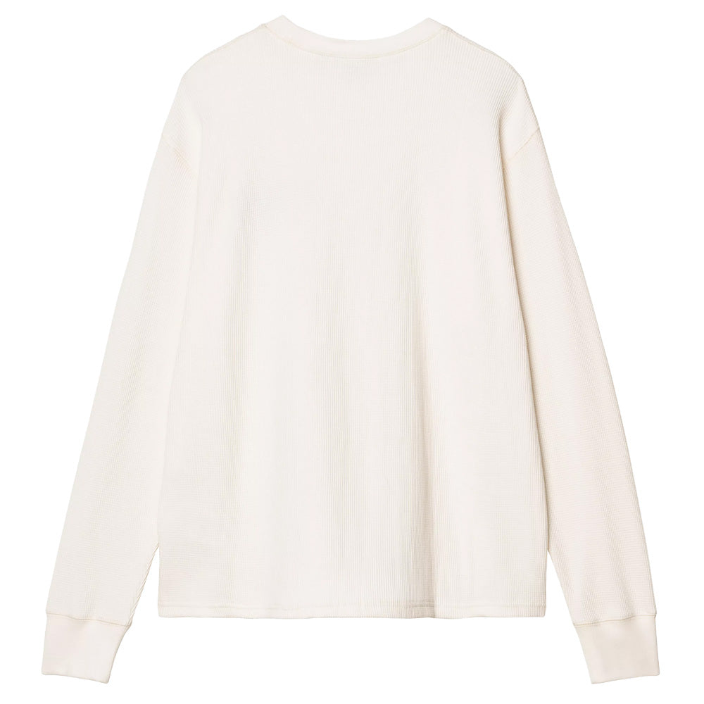 L/S Blackletter Waffle T-Shirt - Wax/Black