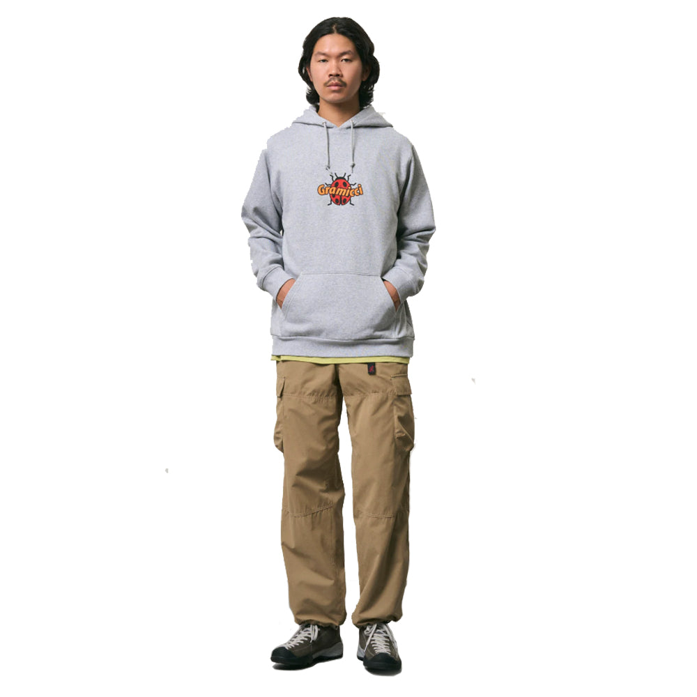 Ladybug Hoodie - Grey Heather