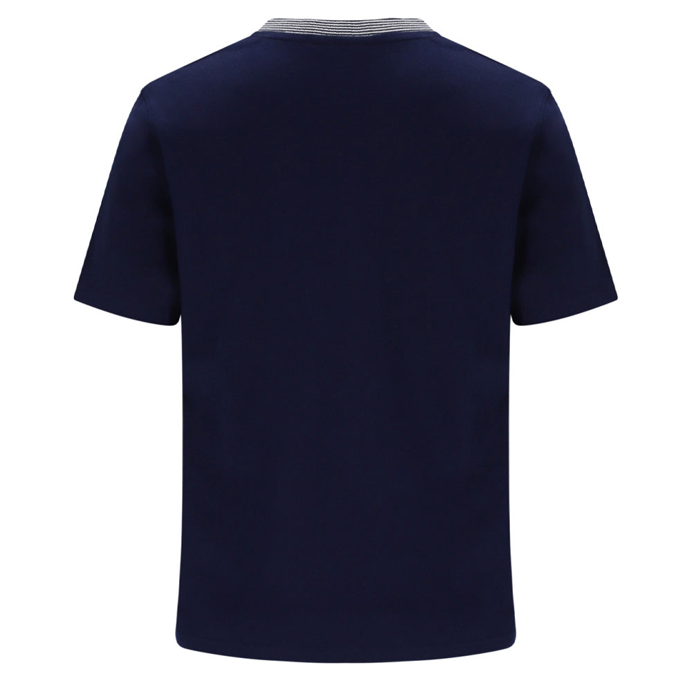 Lance T-Shirt - Navy/Gardenia