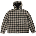 Laughlin Hooded Flannel Shacket - Black