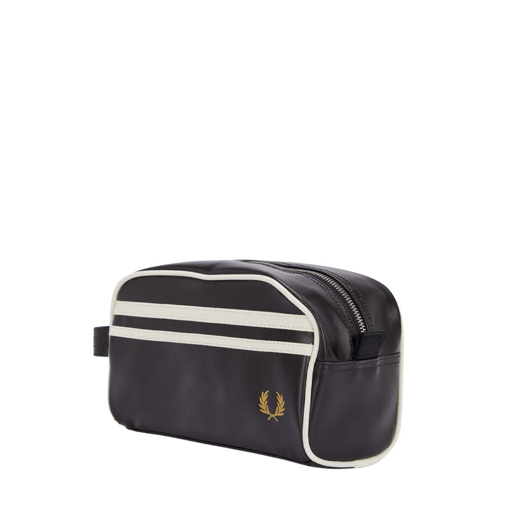 Laurel Wreath Wash Bag - Black
