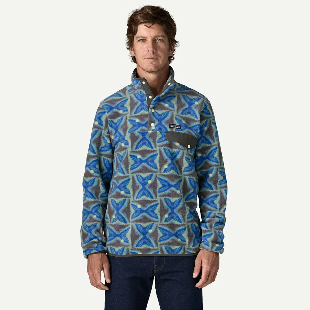 Lightweight Synchilla Snap-T Fleece Pullover - Deep Freeze/Forge Grey