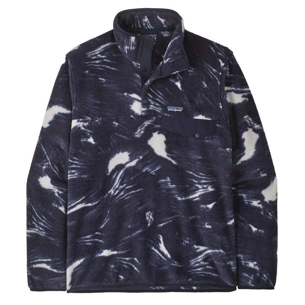 Lightweight Synchilla Snap-T Fleece Pullover - Polar Breeze/Sunken Blue