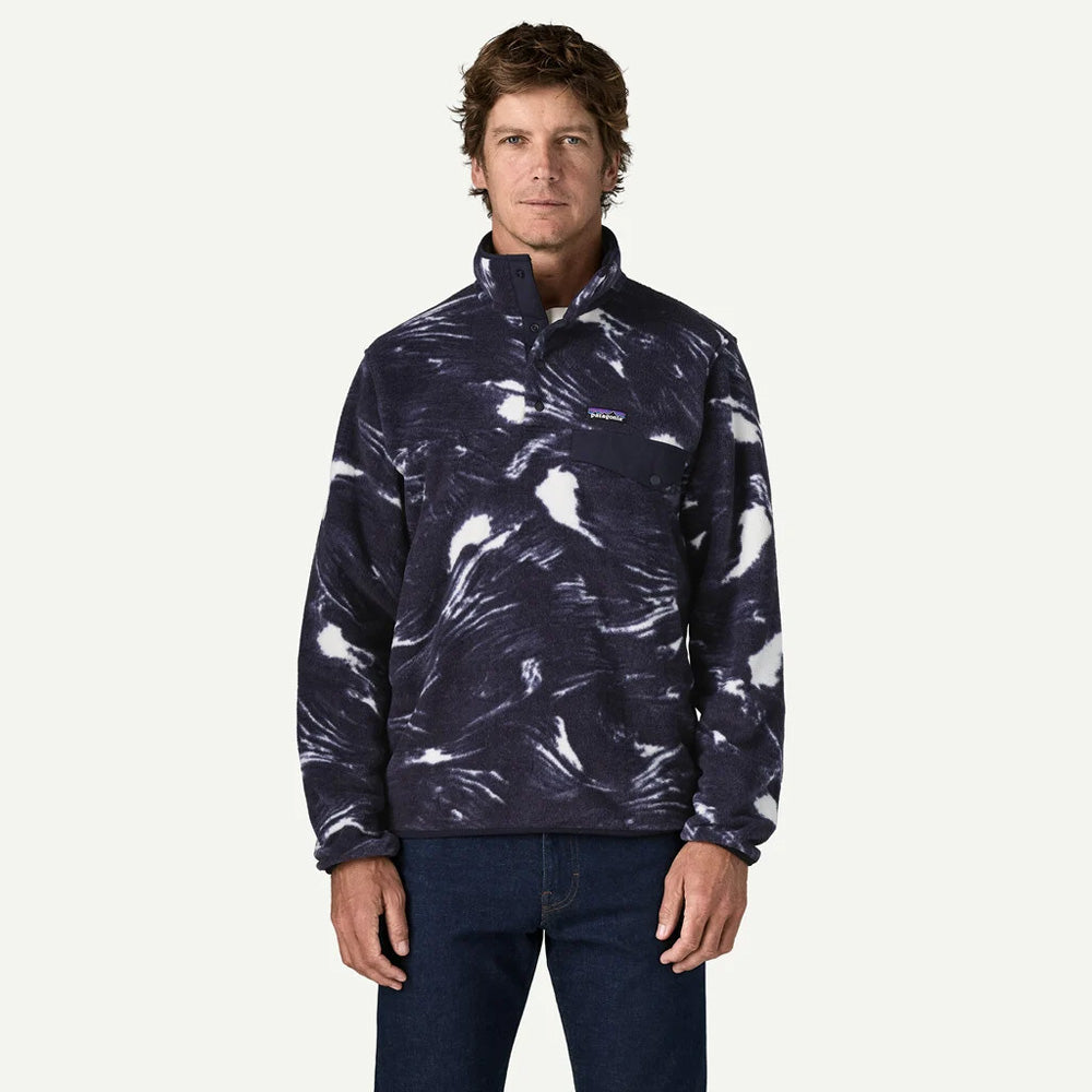 Lightweight Synchilla Snap-T Fleece Pullover - Polar Breeze/Sunken Blue