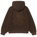 Hooded Limn C Fleece Sweatshirt - Tobacco