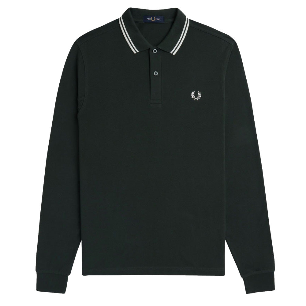 M3636 Polo Shirt - Night Green/Snow White