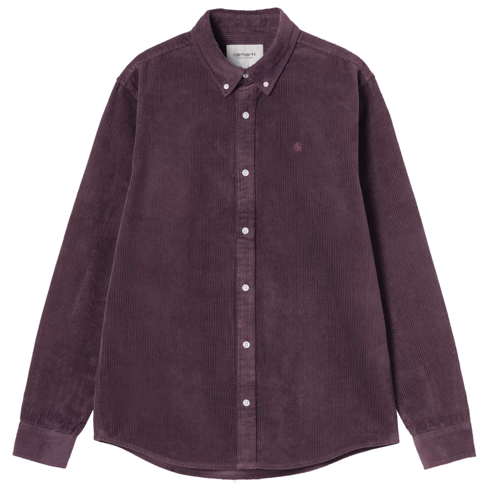 Madison Cord Shirt - Cozy Purple