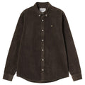 Madison Cord Shirt - Tobacco