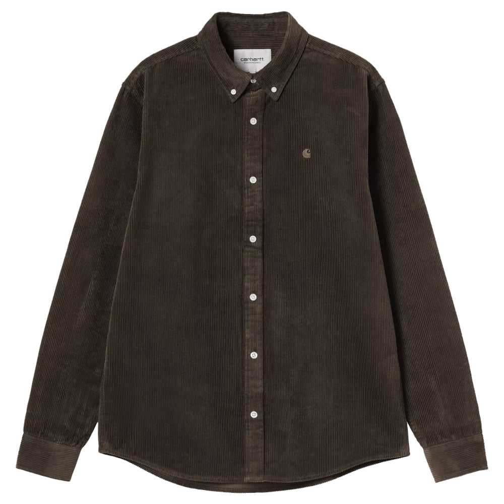 Madison Cord Shirt - Tobacco