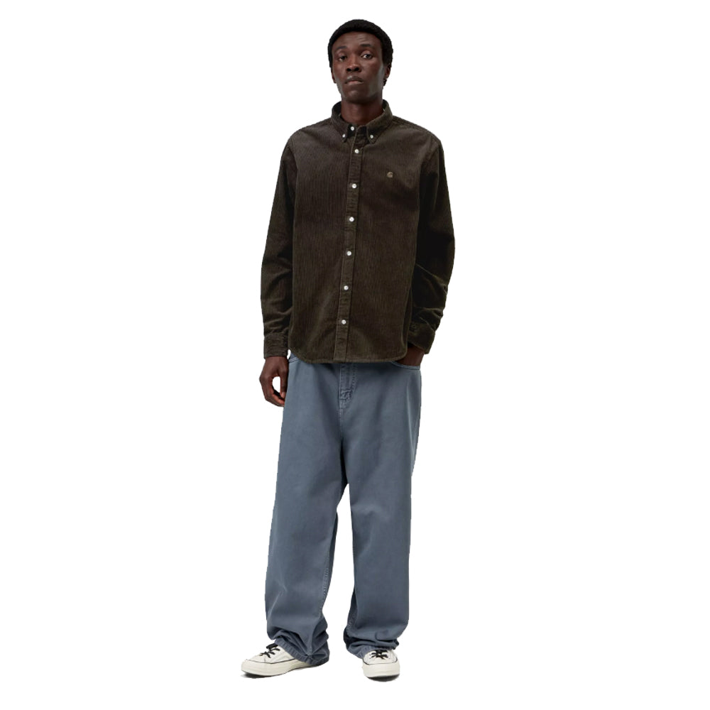 Madison Cord Shirt - Tobacco