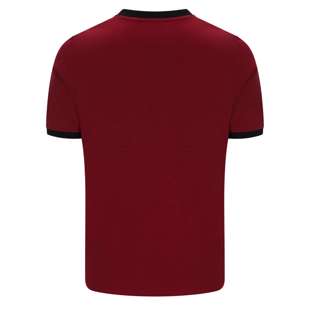 Marconi Essential Ringer T-Shirt - Tomato/Black
