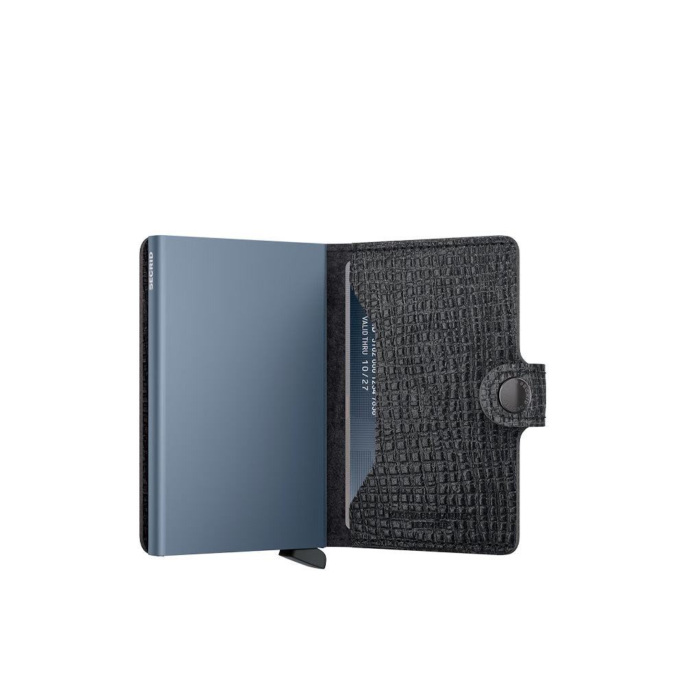 Mini Wallet Palmellato - Black