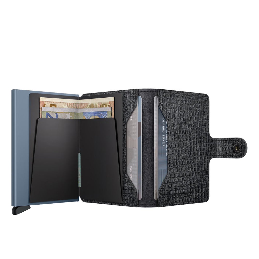 Mini Wallet Palmellato - Black