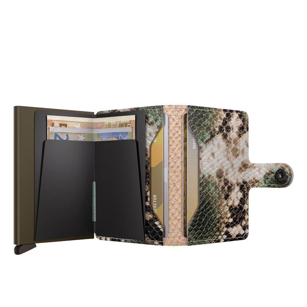Mini Wallet Serpent - Green