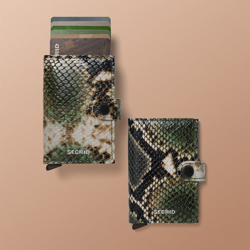 Mini Wallet Serpent - Green