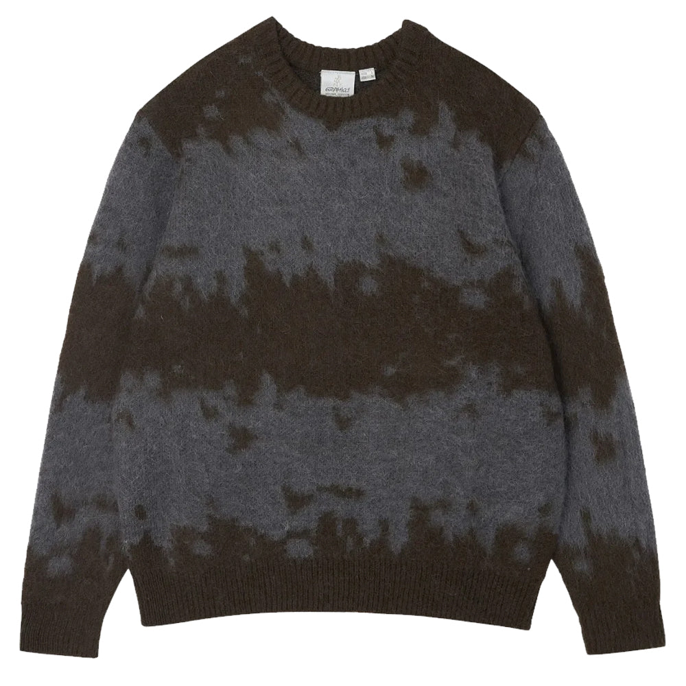 Mohair Splatter Sweater - Slate