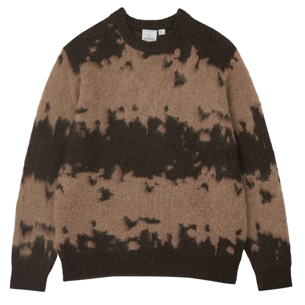 Mohair Splatter Sweater - Taupe
