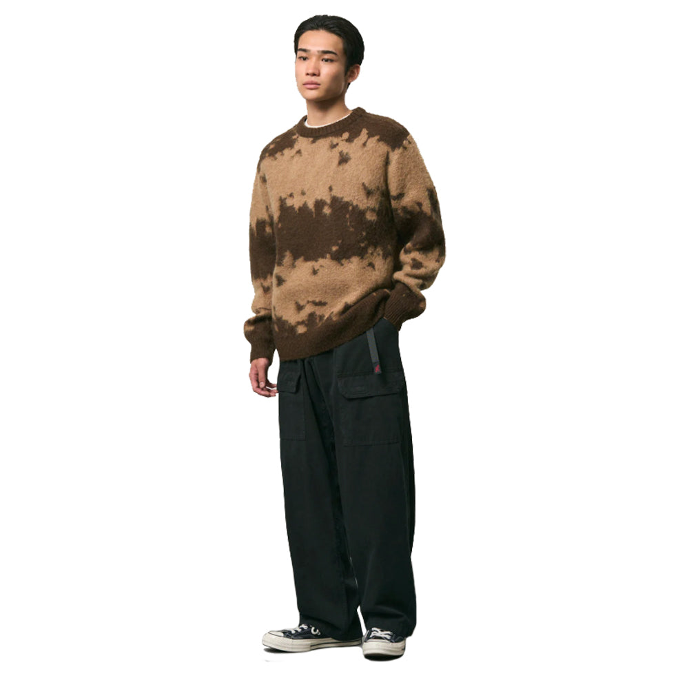 Mohair Splatter Sweater - Taupe