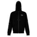 Mono Montage Zip Hoodie - Black