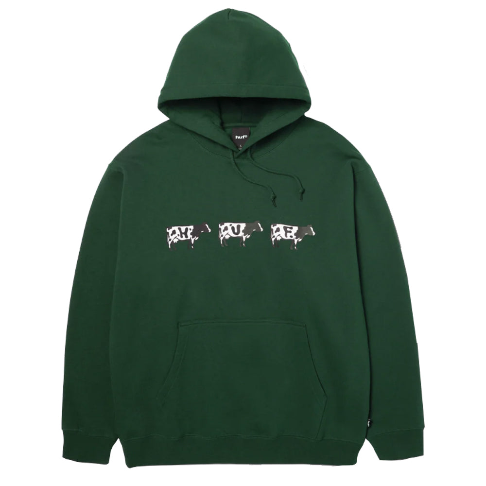 Moo Hoodie - Forest Green