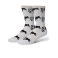 Moo Crew Sock - White