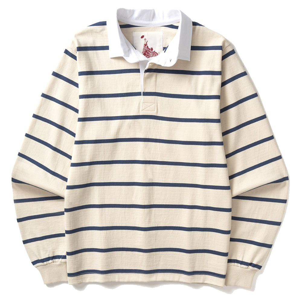 Classic Rugby Shirt - Off White Multi-Stripe