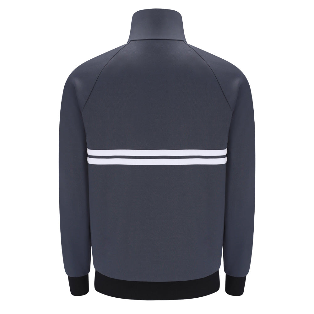 New Dallas Track Top - Turbulence/White