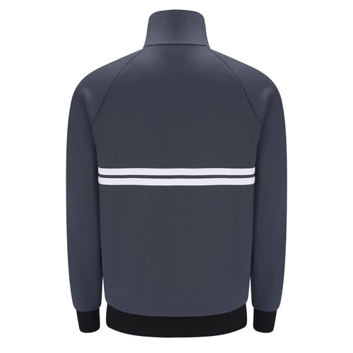 New Dallas Track Top - Turbulence/White