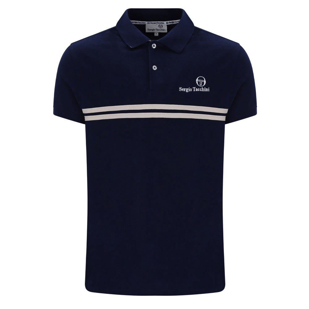 New Supermac Polo - Maritime Blue/Peyote
