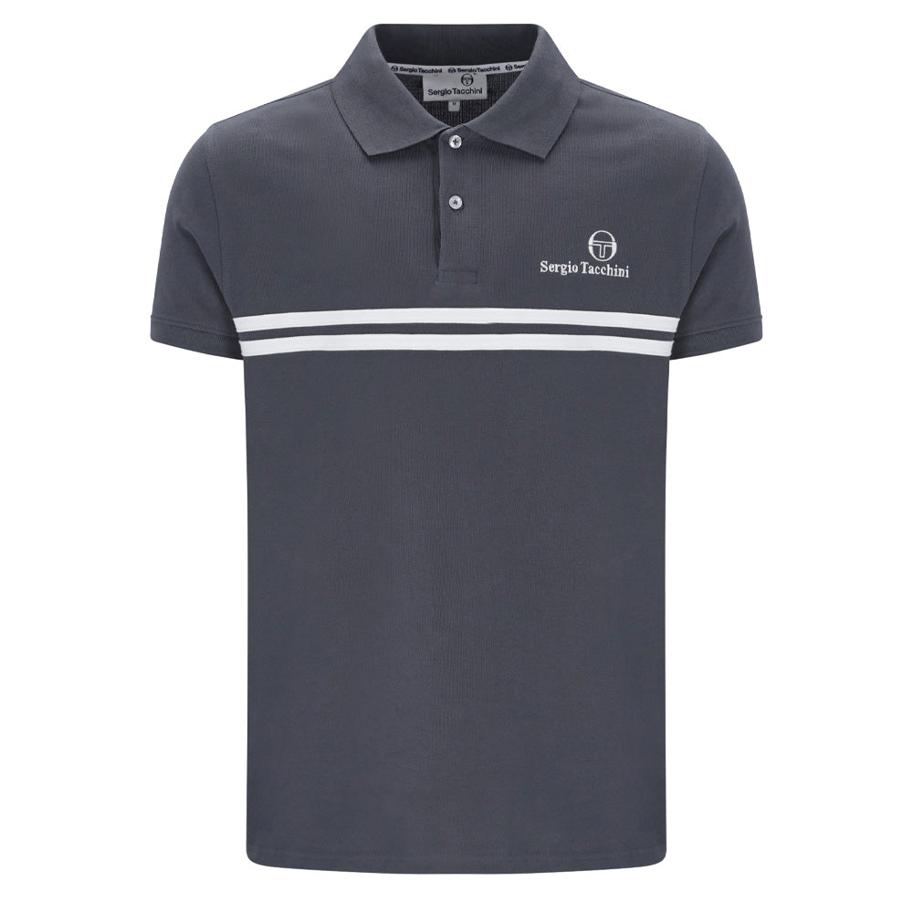 New Supermac Polo - Turbulence/White