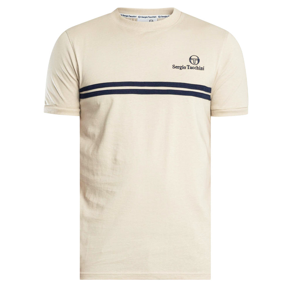 New Supermac T-Shirt - Peyote/Maritime Blue