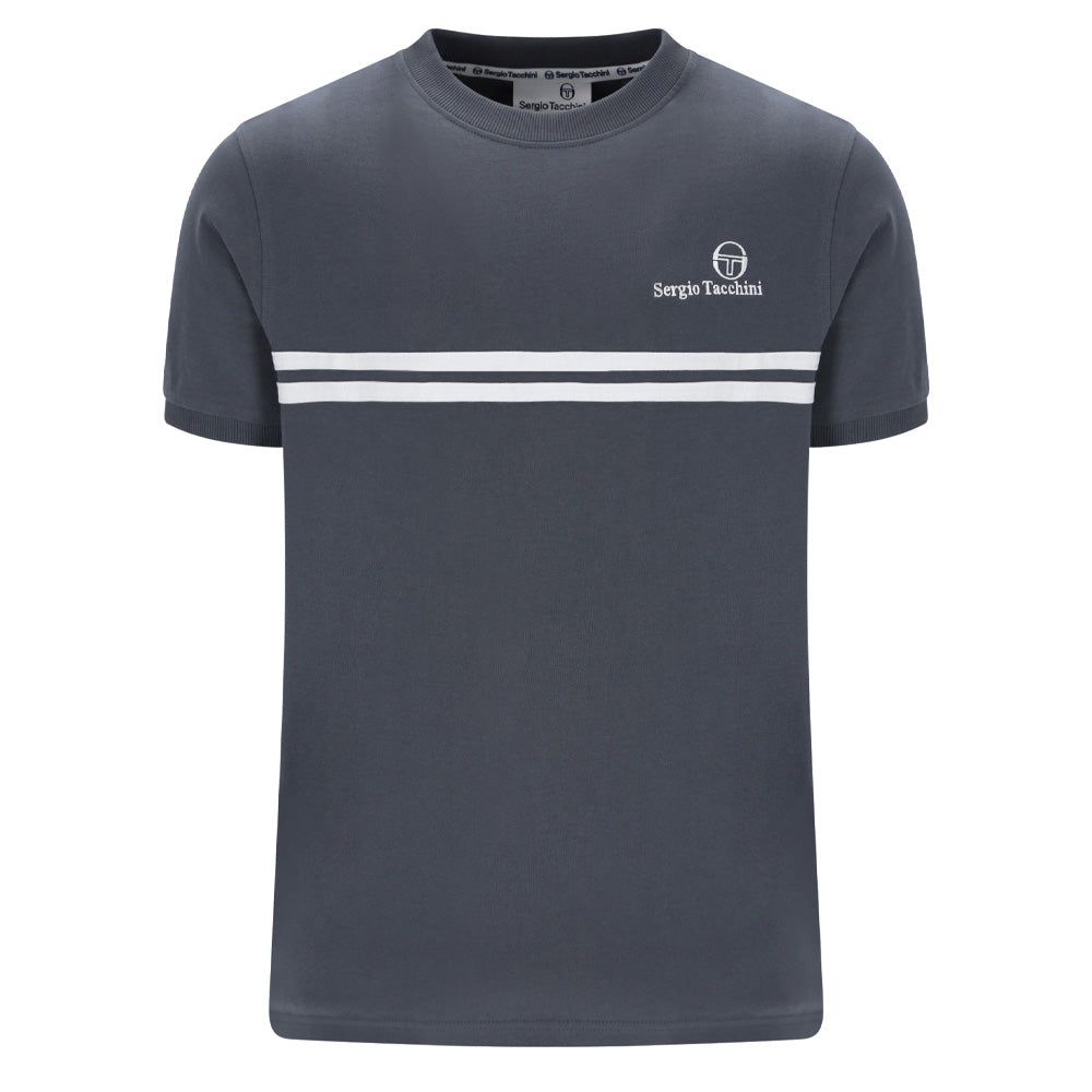 New Supermac T-Shirt - Turbulence/White