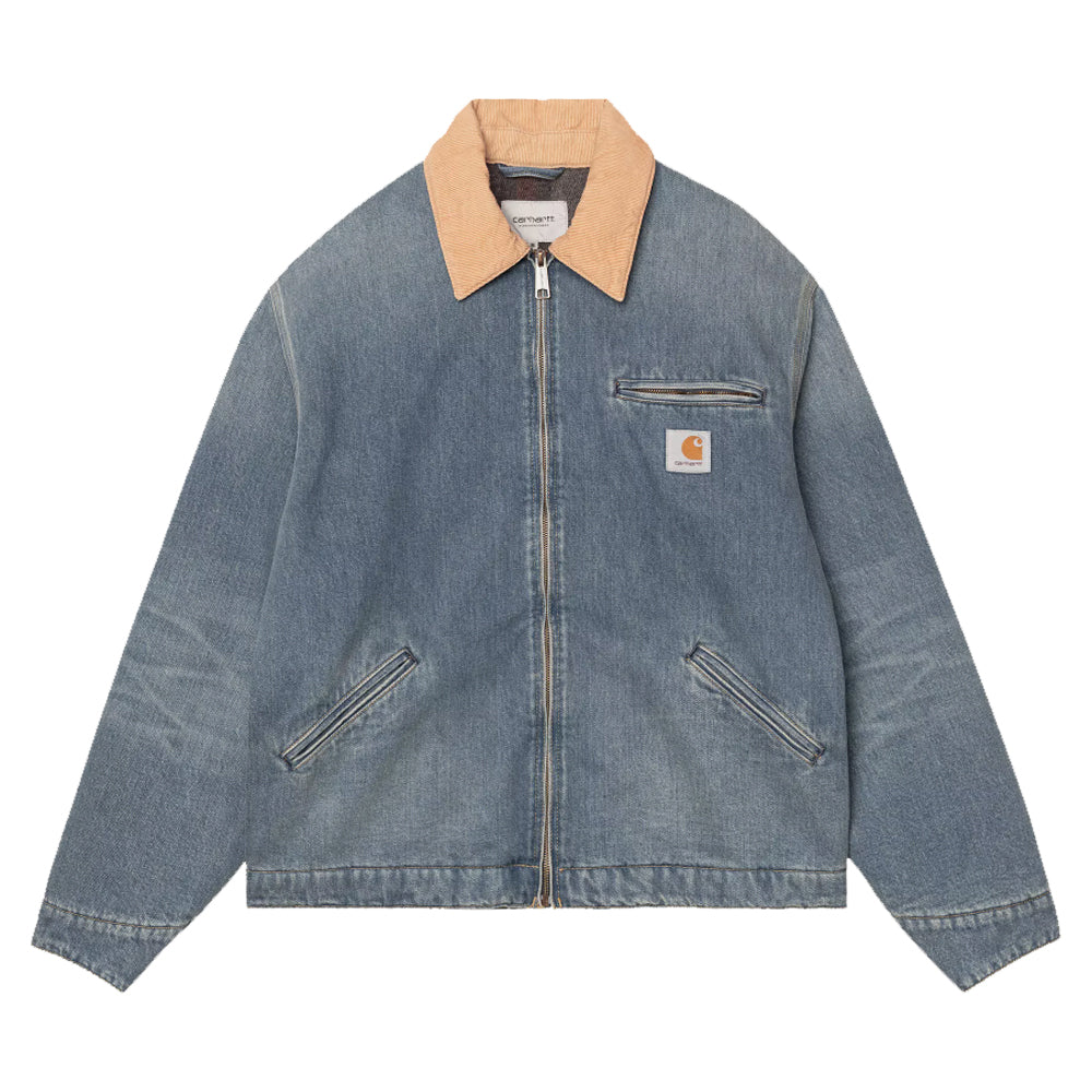 OG Detroit Jacket - Blue/Dusty H Brown, Old used wash