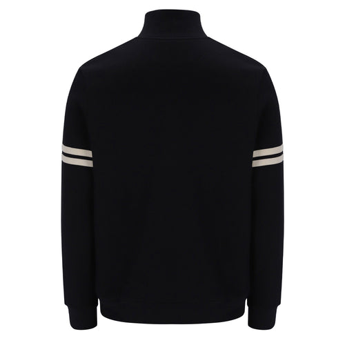 Orion 1/4 Zip Sweat - Black/Peyote