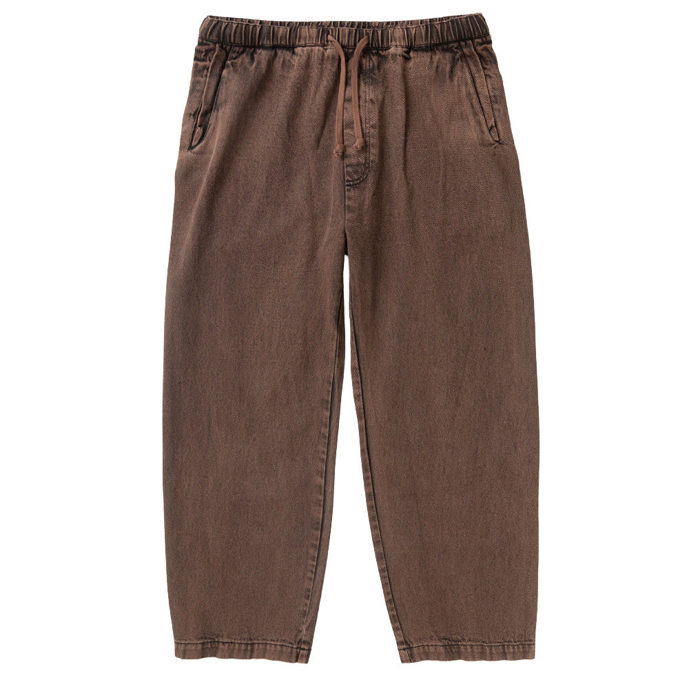 Over-Dyed Easy Chef Pants - Umber