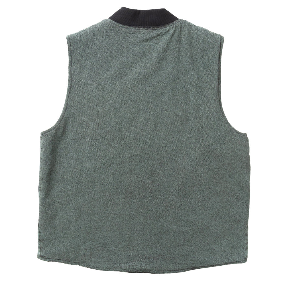 Over-Dyed Work Vest - Sage